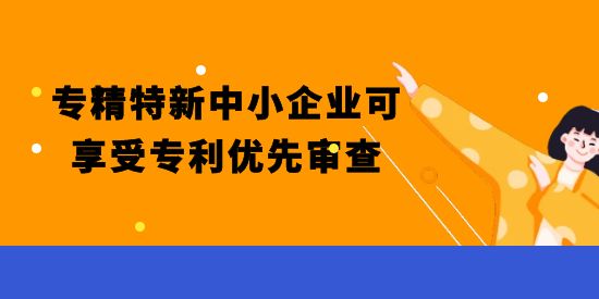 重磅！專精特新中小企業(yè)可享受專利優(yōu)先審查